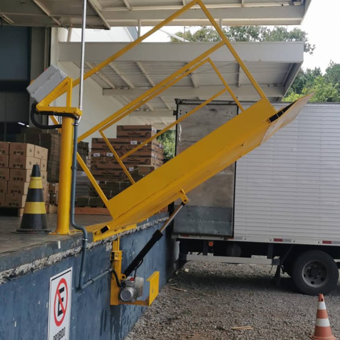 Kit Automação Para Niveladora De Doca Avançada Trifásico