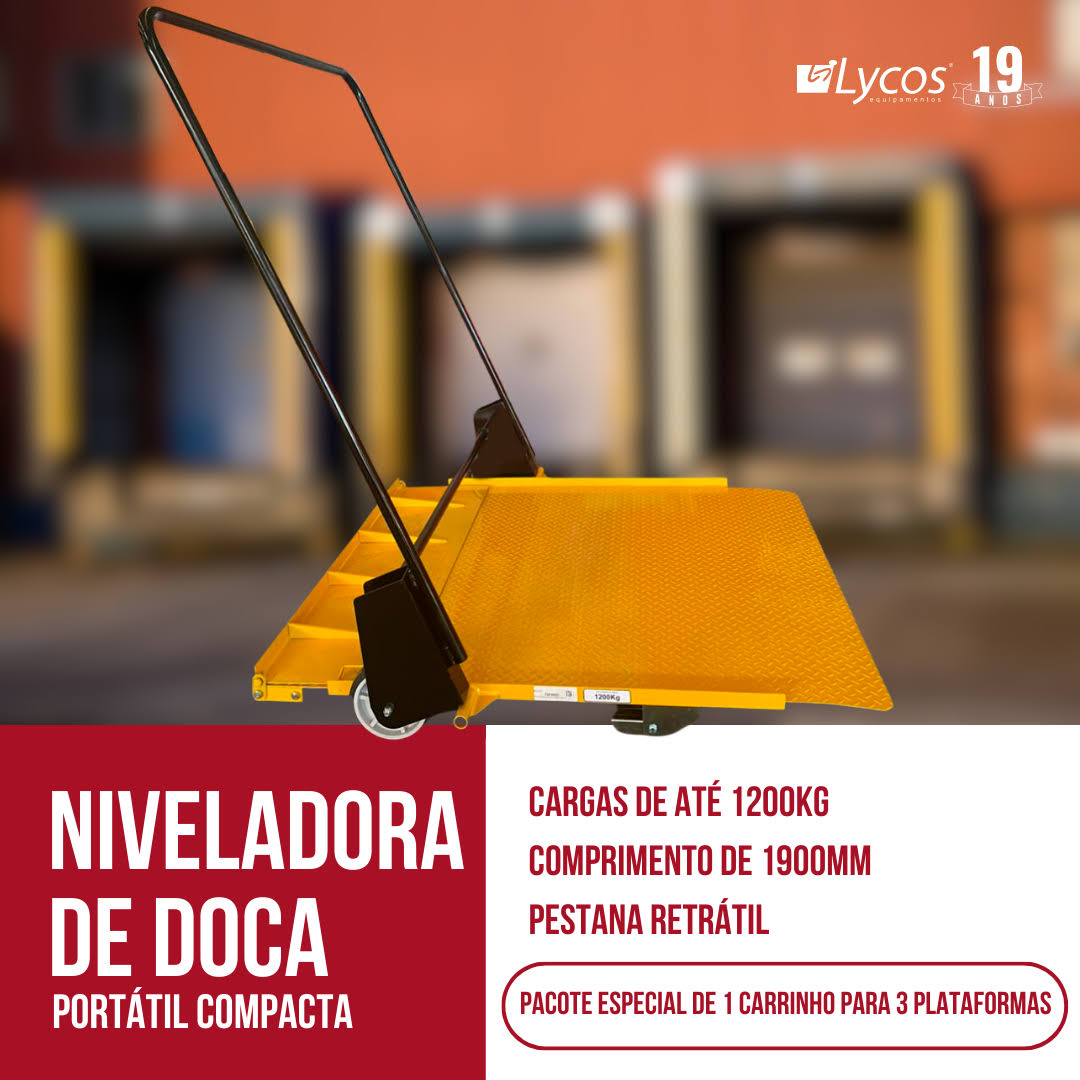 Niveladora de Doca Portátil – Lycos Equipamentos